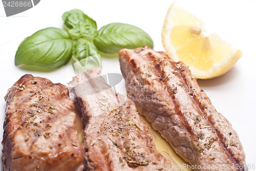 Image of Grilled beef sliced