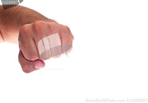 Image of Hand with clenched a fist