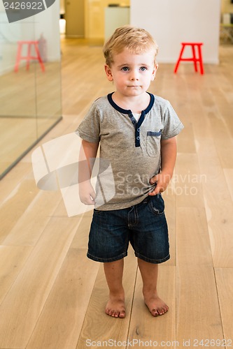 Image of Young  Boy in Kindergarten