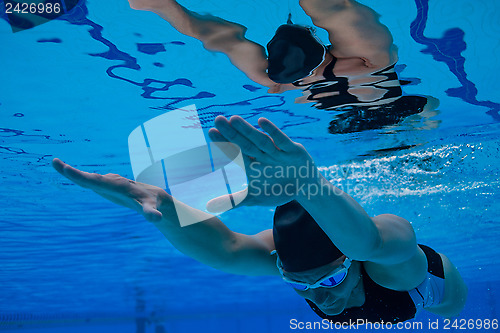 Image of Swimming underwater