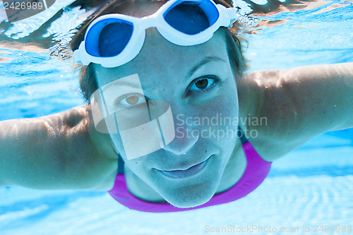 Image of Underwater in pool