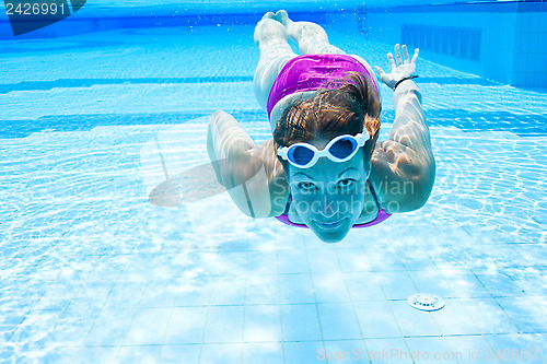 Image of Underwater in pool