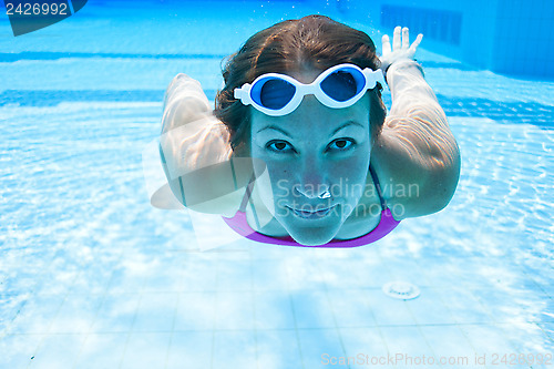 Image of Underwater in pool