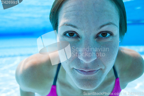 Image of Underwater in pool