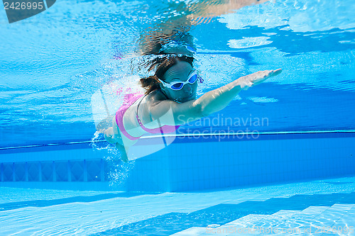 Image of Swimming in pool