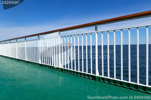 Image of Green deck of a passenger ship