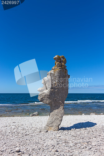 Image of Rock formation on Fårö island in Sweden