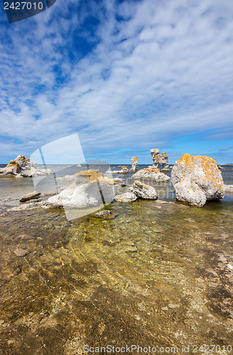 Image of Sea stacks on the East coast of Sweden