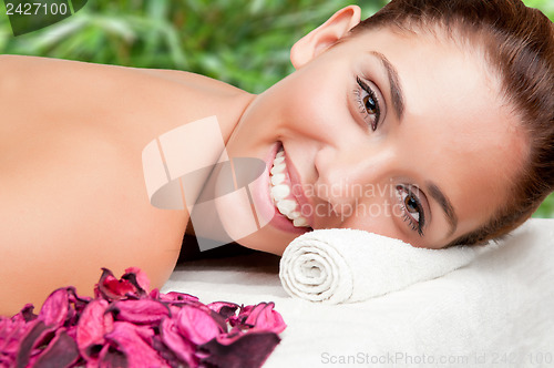 Image of Woman in a Spa