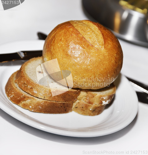 Image of Bread In A Plate