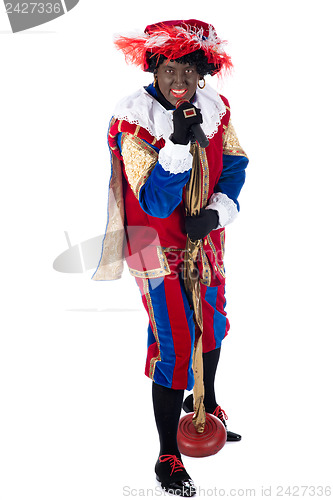 Image of Zwarte Piet is singing