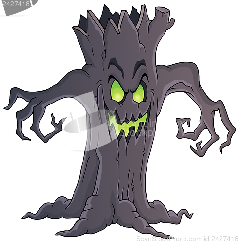 Image of Spooky tree theme image 1