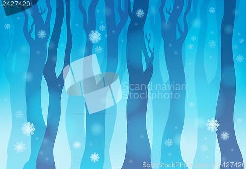 Image of Winter forest theme image 1