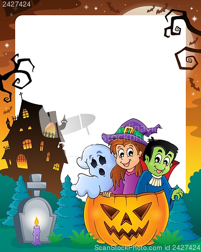 Image of Halloween theme frame 2