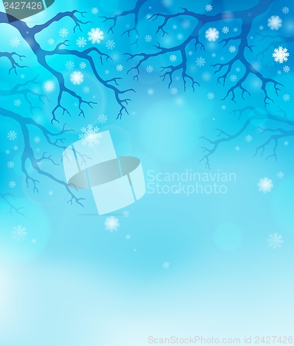 Image of Winter theme background 1