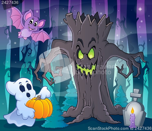 Image of Mysterious forest theme image 2