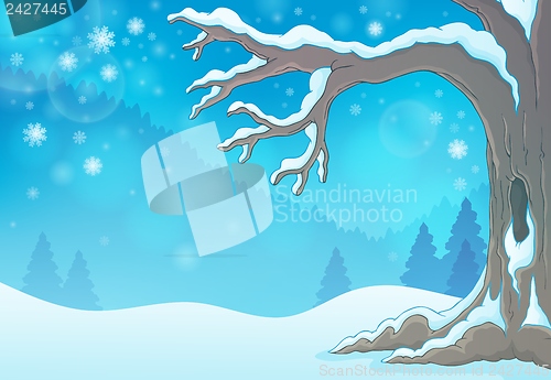 Image of Winter tree theme image 3