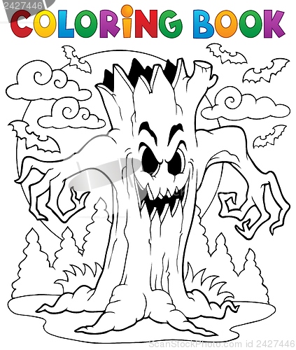 Image of Coloring book Halloween character 7