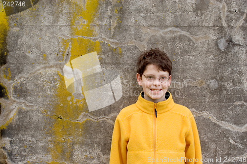 Image of Boy in  Fleece Pullover