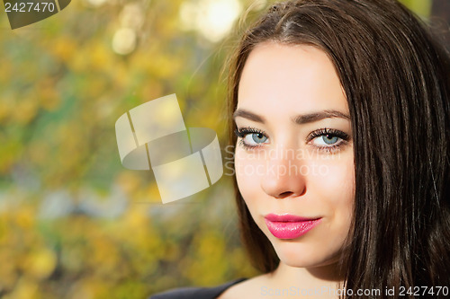 Image of Thoughtful young lady