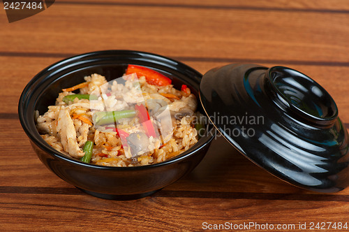 Image of Rice chicken vegetable