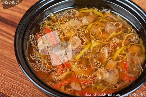 Image of Fresh vegetable soup