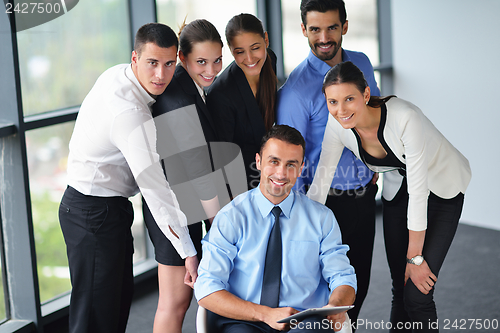 Image of business people in a meeting at office