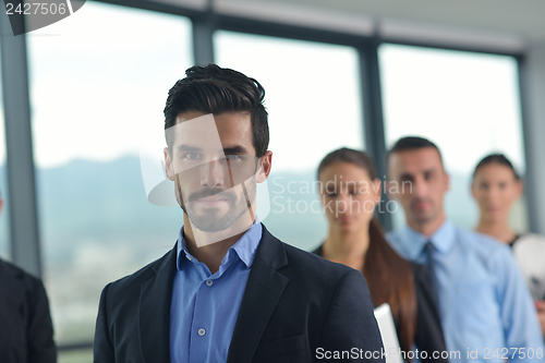 Image of business people in a meeting at office