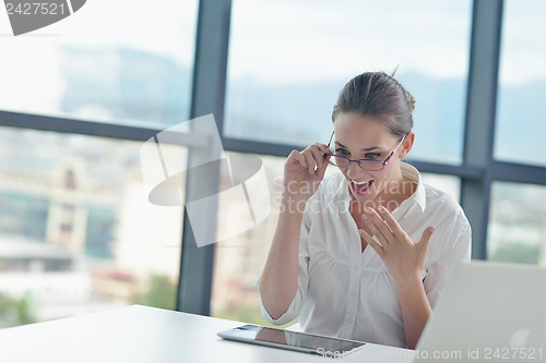 Image of business woman at  office