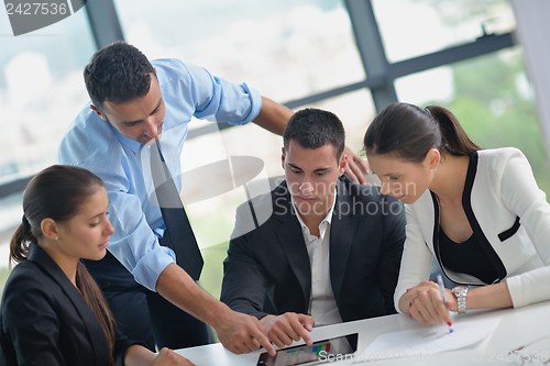 Image of business people in a meeting at office