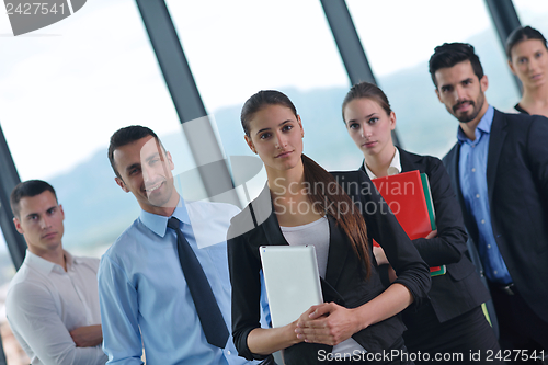 Image of business people in a meeting at office