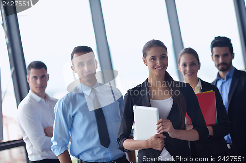 Image of business people in a meeting at office