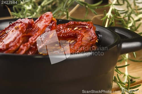 Image of Sun dried tomatoes with olive oil