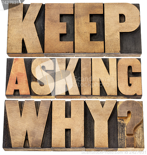 Image of keep asking why