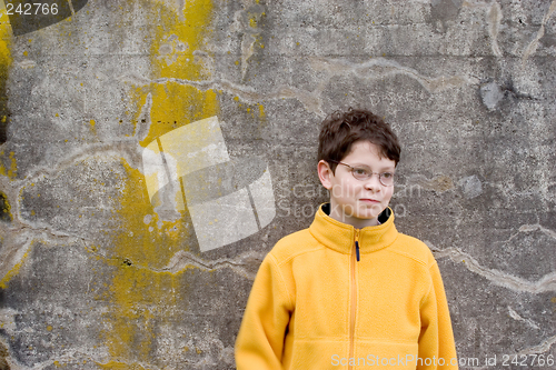 Image of Boy in   Fleece Pullover