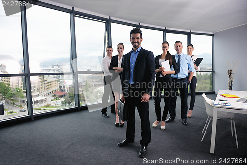 Image of business people in a meeting at office