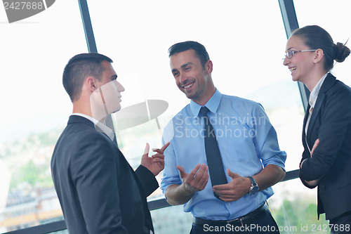 Image of business people in a meeting at office