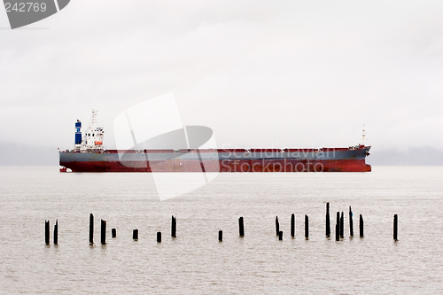 Image of Cargo Ship, Columbia River