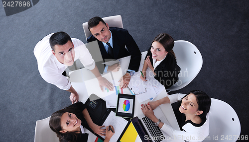 Image of business people in a meeting at office