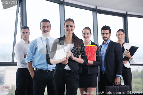 Image of business people in a meeting at office