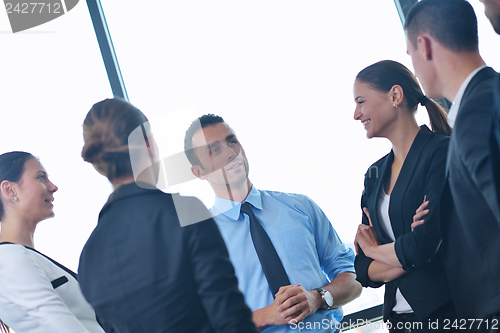 Image of business people in a meeting at office