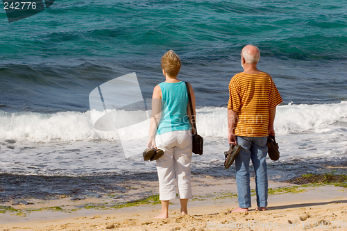 Image of Couple on the Beach