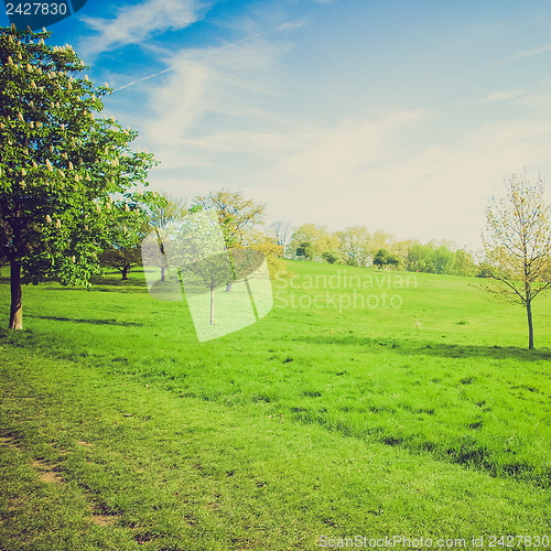 Image of Vintage look Primrose Hill, London
