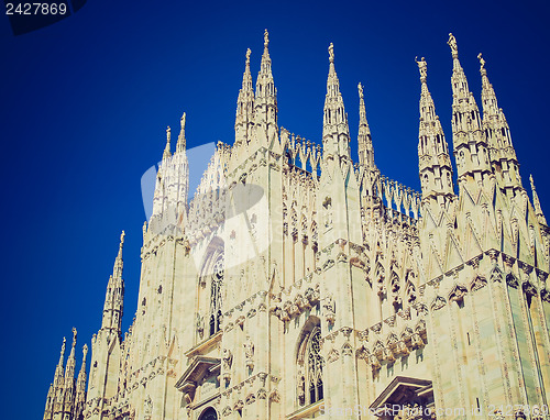 Image of Retro look Duomo, Milan