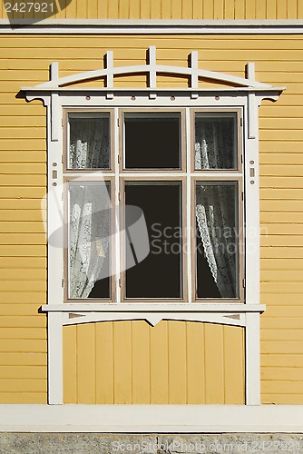 Image of Wooden Home Window