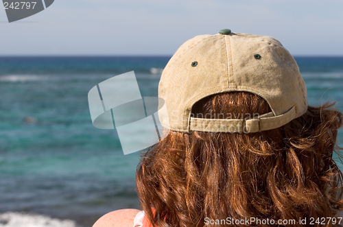 Image of Woman on the Beach