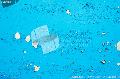 Image of blue cracked surface