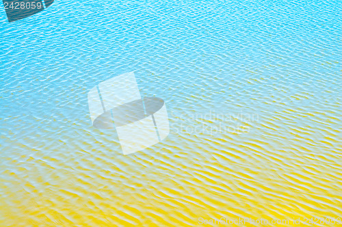 Image of abstract reflection blue water shapes texture background