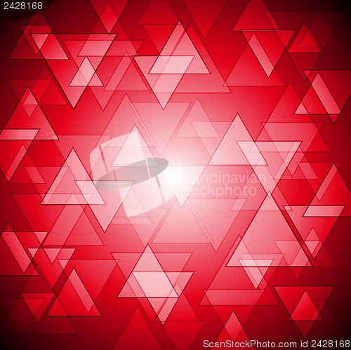 Image of Red colourful vector background