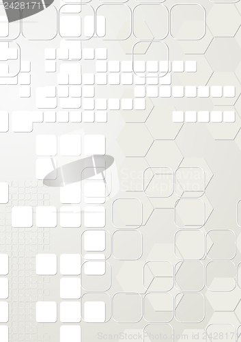 Image of Abstract geometrical hi-tech design